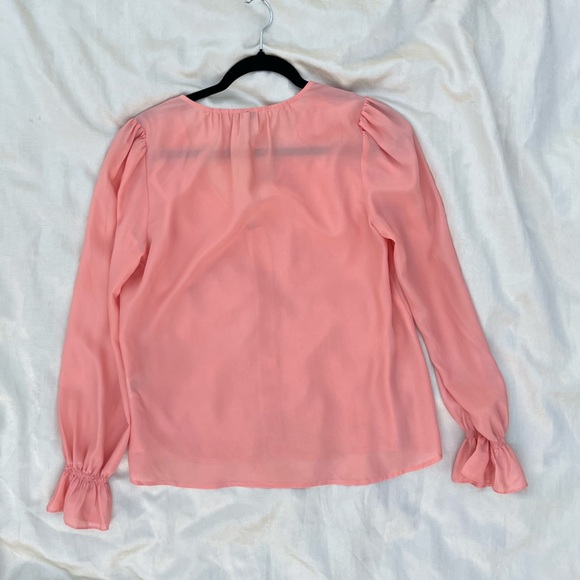 Joie Soft Pink Button-Up Blouse - Picture 4 of 7